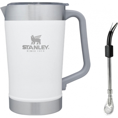 Kit Jarra Termica Pitcher 1,89L + Bomba Mate Straw Stanley Classic Series