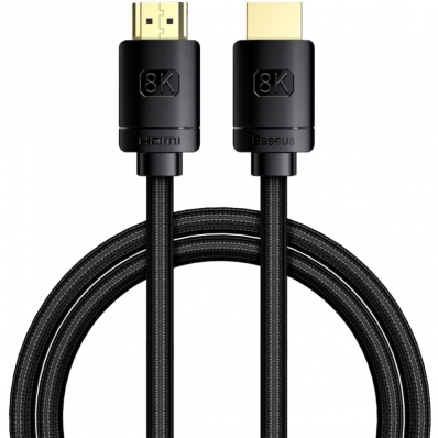 Cabo HDMI 2.1 8K Baseus CAKGQ-J01 Preto (1 Metro)