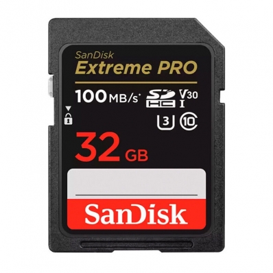 Memoria SD Sandisk 32GB Extreme Pro SDHC Uhs-I 100MB/s