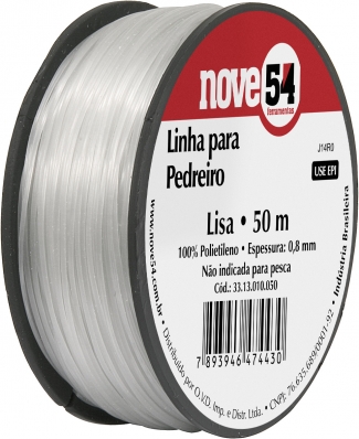 Linha para pedreiro lisa com 50 m NOVE54 3313010050