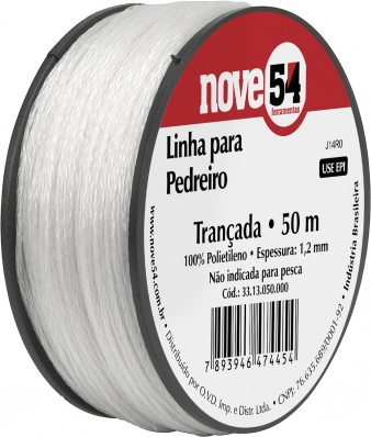 Linha para pedreiro Trançada com 50 m NOVE54 3313050000