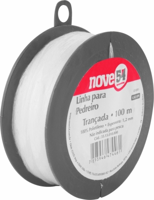 Linha para pedreiro Trançada com 100 m NOVE54 3313010000