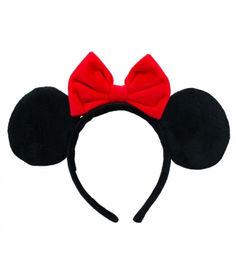 Tiara Laço Vermelho Orelhas Pretas Minnie - Disney