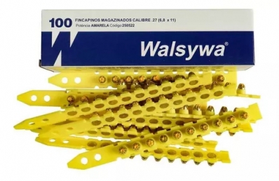 Fincapino Espoleta Magazinado Amarelo C27 C/100 Walsywa 250522