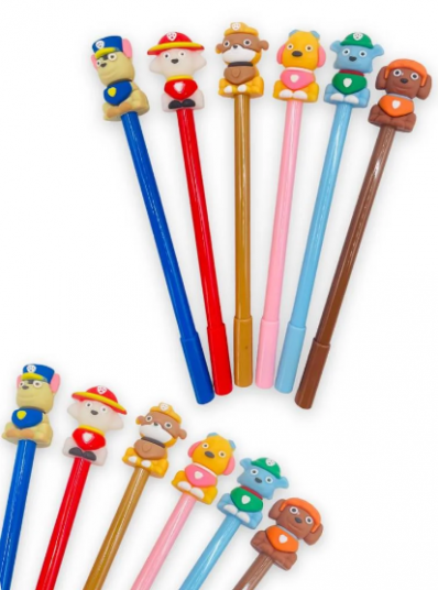 Caneta gel ponta 0.5 avulsa - Patrulha Canina