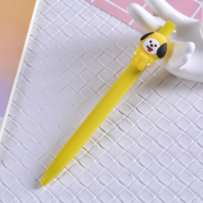 Caneta gel escrita fina BTS avulsa - POP BTS Chimmy
