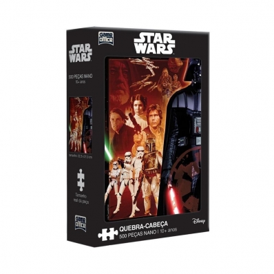 Star Wars: EP IV, V e Vl - Quebra-cabeça 500 peças nano