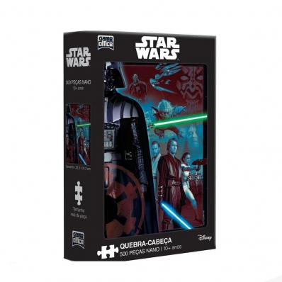 Star Wars: EP I, II e III - Quebra-cabeça 500 peças nano