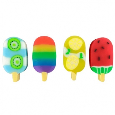 Borracha Ice Cream Summer cores avulsa