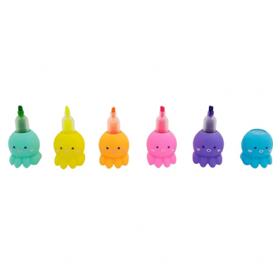 Marca texto fluorescente polvo cores 5 un
