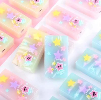 Borracha Gel Star World cores avulsa