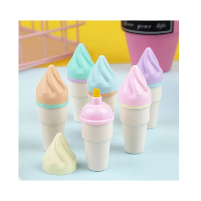 Marca texto Casquinha Sorvete Scoops cores avulso