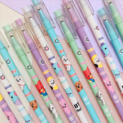 Caneta apagável BTS BT21 cores avulsa