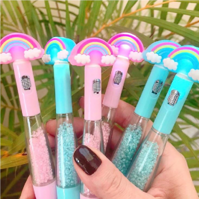Caneta gel led Nuvem cores avulsa