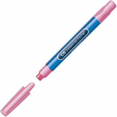 Caneta marca texto gel rosa pastel Lumini avulsa