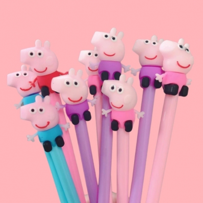 Caneta gel Peppa Pig cores avulsa