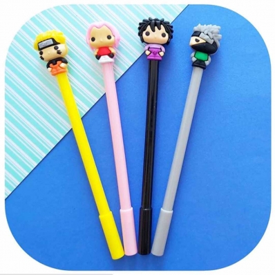 Caneta gel Anime Naruto cores avulsa