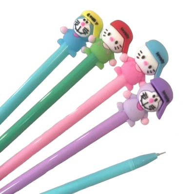 Caneta gel Hello Kitty Doreamon cores avulsa