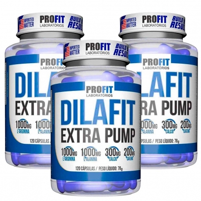 KIT 3X DILAFIT EXTRA PUMP 120 CÁPSULAS PROFIT