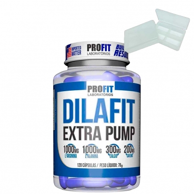 KIT DILAFIT EXTRA PUMP 120 CÁPSULAS PROFIT + PORTA CÁPSULAS