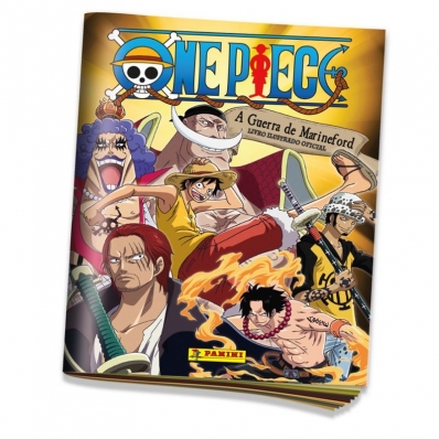 Álbum de figurinhas One Piece - Guerra de Marineford