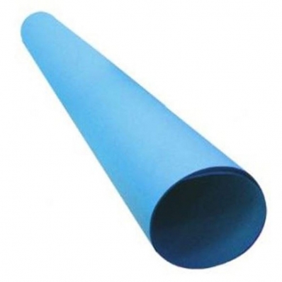 Papel dupla face color set carmim 48x66cm 2 fls azul claro