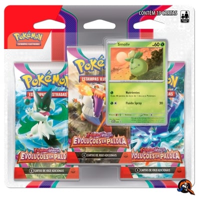 POKEMON EV2 EVOLUÇÕES EM PALDEA TRIPLE PACK SMOLIV