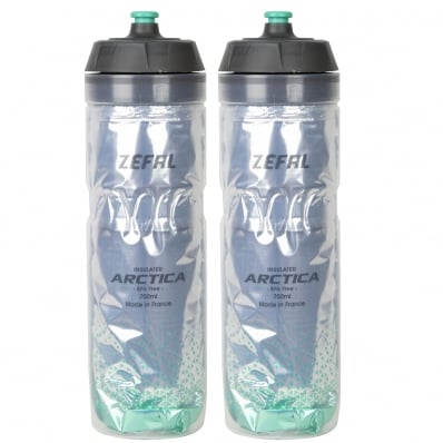 2x Garrafas Termica Arctica Zefal Caramanhola Bike 750ml Verde