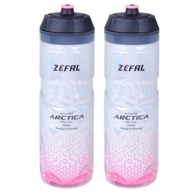 2x Garrafas Termica Arctica Zefal Caramanhola Bike 750ml Rosa