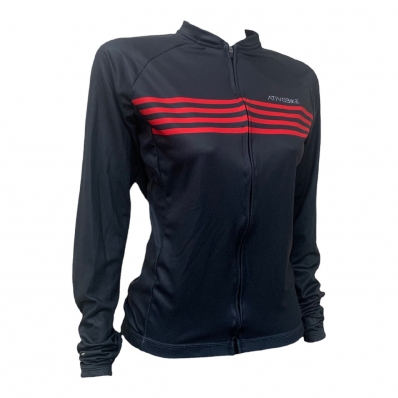CAMISA CICLISMO FEM. TORCIDA FLAMENGO, SPORT, ATHLETICO E ETC. - LISTRA, M.LONGA E Z.TOTAL
