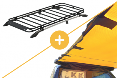 Bagageiro Pajero Sport + Toldo Lateral