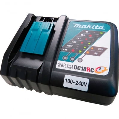 CARREGADOR BATERIA MAKITA 18V BIVOLT DC18RC 197522-0