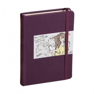 Caderno Sketchine sem pauta 172x119mm 80 fls cores avulso