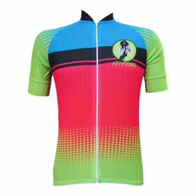 CAMISA CICLISMO MAXPLUS 3COLORS (ZIPER TOTAL)