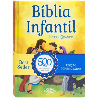 Bíblia Infantil - Letras grandes