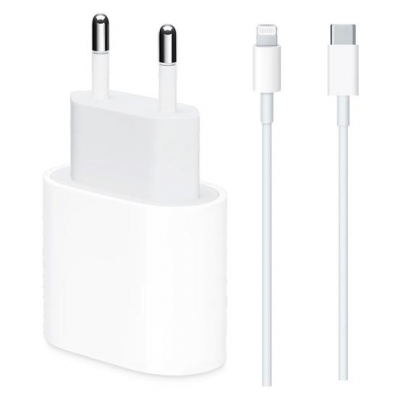 Carregador p/ iPhone 2IN/1 MU7V2Z 20W c/Cabo