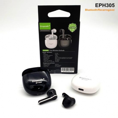 Fone de ouvido Ecopower EP-H305 White