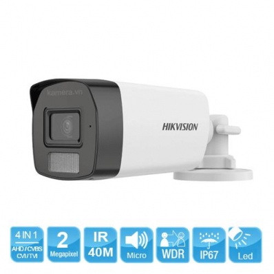 Camera Hikvision Bullet DS-2CE17D0T-LFS 1080P Ext
