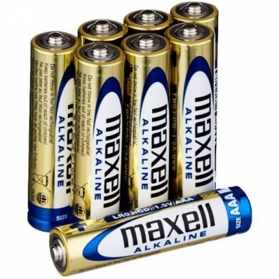 Pilha AAA Maxell Alcalina PACK-8 N723851LA