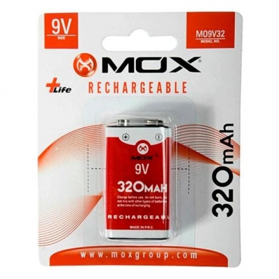 Bateria Mox 9V / 320MAH / Rec
