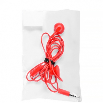 Fone de Ouvido com Microfone - Vermelho