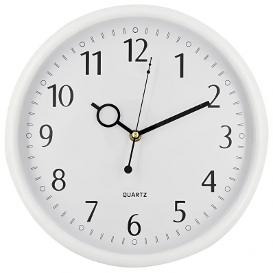 Relógio de Parede Redondo 29cm C/ Design Moderno e Silencioso Sem Tictac