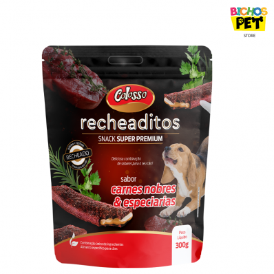 Snack Caes Recheaditos Colosso Carnes Nobres Especiarias 300g