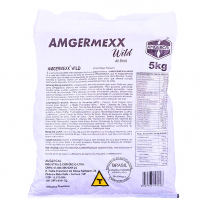 ALIMENTO EXTRUSADO AMGERMEXX WILD - AMGERCAL - 5 Kg