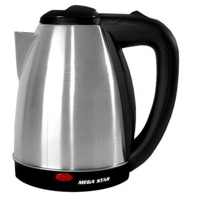 Jarra elétrica Mega Star TM9607B Inox 2L 110V
