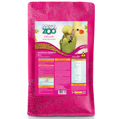 MEGAZOO EXT CALOPSITAS E PERIQUIT PM13 - 5KG