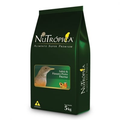 NUTRÓPICA SABIÁ E PÁSSARO PRETO - 5 KG