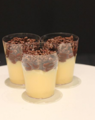 Mini Sobremesa Brigadeiro Preto e Branco