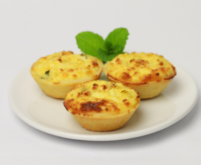 Mini Quiche Quatro Queijos