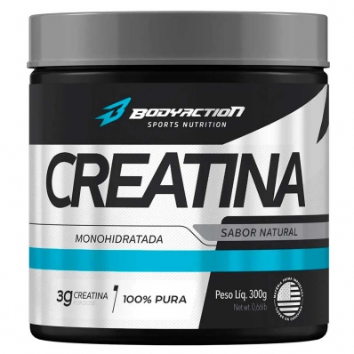 CREATINA MONOHIDRATADA 100% PURA BODY ACTION